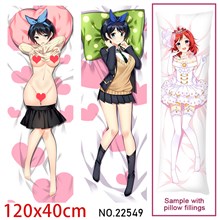 Anime Girl Sarashina Ruka Dakimakura Hugging Body Pillow Case Cover