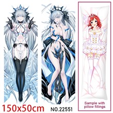 Anime Girl Saber Dakimakura Hugging Body Pillow Case Cover