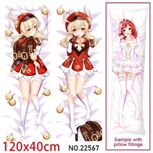 Anime Girl Klee Dakimakura Hugging Body Pillow Case Cover