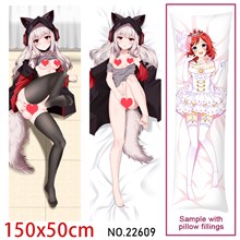 Anime Girl Skadi Dakimakura Hugging Body Pillow Case Cover