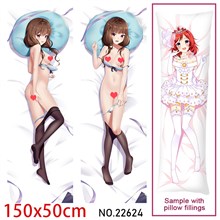 Anime Girl Iino Miko Dakimakura Hugging Body Pillow Case Cover
