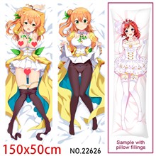 Anime Girl Hinatsuki Mikan Dakimakura Hugging Body Pillow Case Cover