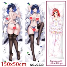 Anime Girl Ye Lan Dakimakura Hugging Body Pillow Case Cover