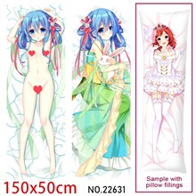 Anime Girl Yoshino Dakimakura Hugging Body Pillow Case Cover