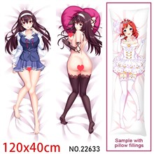 Anime Girl Kasumigaoka Utaha Dakimakura Hugging Body Pillow Case Cover