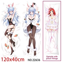 Anime Girl Usada Pekora Dakimakura Hugging Body Pillow Case Cover