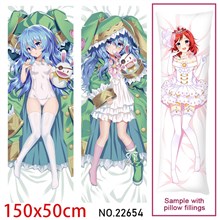 Anime Girl Yoshino Dakimakura Hugging Body Pillow Case Cover