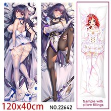 Anime Girl Raiden Mei Dakimakura Hugging Body Pillow Case Cover
