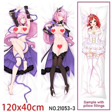 Anime Girl Elysia Dakimakura Hugging Body Pillow Case Cover