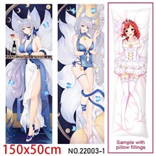 Anime Girl Shinano Dakimakura Hugging Body Pillow Case Cover