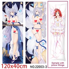 Anime Girl Shinano Dakimakura Hugging Body Pillow Case Cover