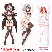 Anime Girl Sakamata Chloe Dakimakura Hugging Body Pillow Case Cover