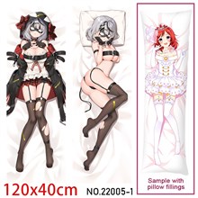Anime Girl Sakamata Chloe Dakimakura Hugging Body Pillow Case Cover