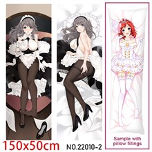 Anime Girl Charybdis Dakimakura Hugging Body Pillow Case Cover