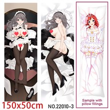 Anime Girl Charybdis Dakimakura Hugging Body Pillow Case Cover