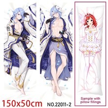 Anime Kamisato Ayato Dakimakura Hugging Body Pillow Case Cover