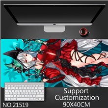 Anime Girl Skadi the Corrupting Heart Extended Gaming Mouse Pad Large Keyboard Mouse Mat Desk Pad