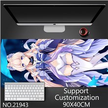 Anime Girl Sangonomiya Kokomi Extended Gaming Mouse Pad Large Keyboard Mouse Mat Desk Pad