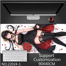 Anime Girl Yor Forger Extended Gaming Mouse Pad Large Keyboard Mouse Mat Desk Pad