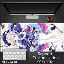 Anime Girl Qiqi Extended Gaming Mouse Pad Large Keyboard Mouse Mat Desk Pad