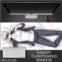 Anime Gojo Satoru Extended Gaming Mouse Pad Large Keyboard Mouse Mat Desk Pad