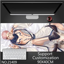 Anime Itadori Yuji Extended Gaming Mouse Pad Large Keyboard Mouse Mat Desk Pad