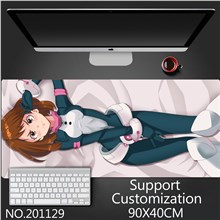 Anime Girl OCHACO URARAKA Extended Gaming Mouse Pad Large Keyboard Mouse Mat Desk Pad