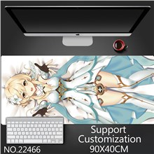 Anime Girl Lumine Extended Gaming Mouse Pad Large Keyboard Mouse Mat Desk Pad