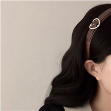 Brown PU Hair Clip Hair Hoop Headband Animation Cosplay