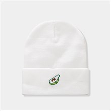 Avocado Winter White Knit Hat