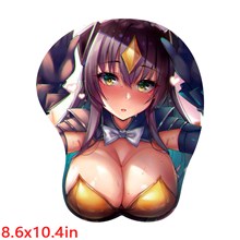 Anime Girl 3D Mousepad Anime Mouse Pad with Wrist Rest