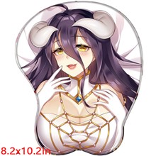 Anime Girl Albedo 3D Mousepad Anime Mouse Pad with Wrist Rest