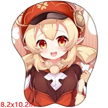 Anime Girl Klee 3D Mousepad Anime Mouse Pad with Wrist Rest