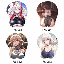 Anime Sexy Girl 3D Mousepad Anime Mouse Pad with Wrist Rest