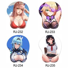 Anime Sexy Girl Zero Two 3D Mousepad Anime Mouse Pad with Wrist Rest