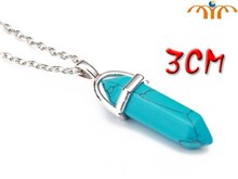 Natural Stone Blue Necklace