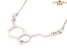 Dopamine Molecule Alloy Necklace