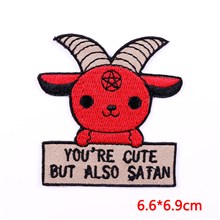 Funny Devil Embroidered Badge Patch