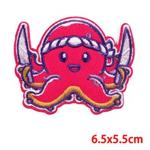 Cute Funny Octopus Embroidered Badge Patch
