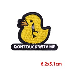 Funny Duck Embroidered Badge Patch