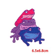 Funny Frog Embroidered Badge Patch