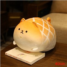 Shiba Inu Plush Soft Dog Shape Pineapple Bun Bread Pillow Cartoon Soft Plush Doll