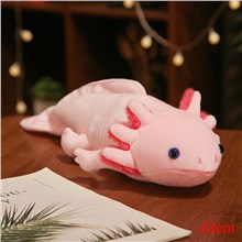 Cute Pink Axolotl Stuffed Animal Plush Toy Lovely Cartoon Soft Plush Doll