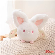 Cute White Devil Stuffed Animal Plush Toy Lovely Cartoon Soft Plush Doll