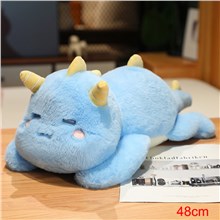 Cute Blue Dinosaur Stuffed Soft Plush Doll Animal Toy
