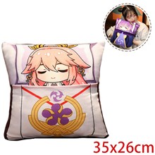 Anime Yae Miko Plush Pillow Soft Plush Toy Cushion Pillow