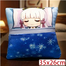Anime Kamisato Ayaka Plush Pillow Soft Plush Toy Cushion Pillow