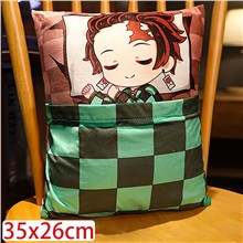 Anime Kamado Tanjirou Plush Pillow Soft Plush Toy Cushion Pillow