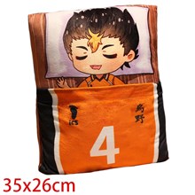 Anime Yu Nishinoya Plush Pillow Soft Plush Toy Cushion Pillow