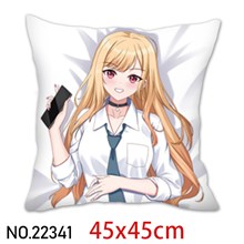 Japan Anime Girl Kitagawa Marin Pillowcase Cushion Cover